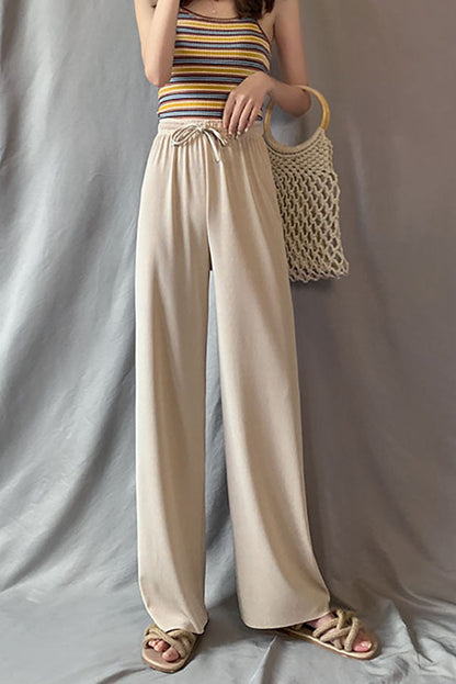 Pantalon Large à Taille Haute sakizal