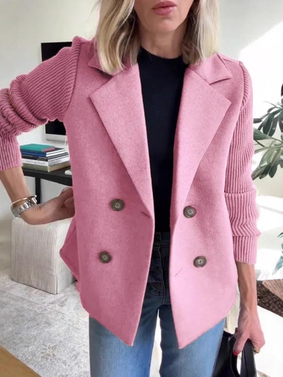 Veste Blazer en maille élégant sakizal