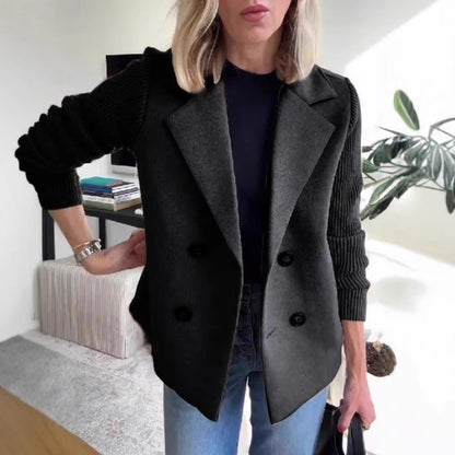 Veste Blazer en maille élégant sakizal