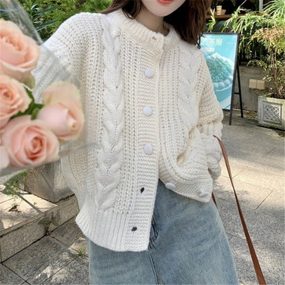 Cardigan tricoté sakizal