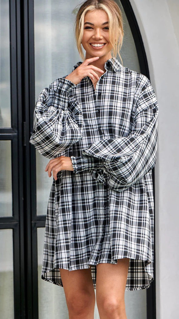 Chemise à carreaux sakizal