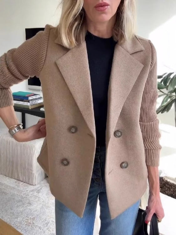 Veste Blazer en maille élégant sakizal