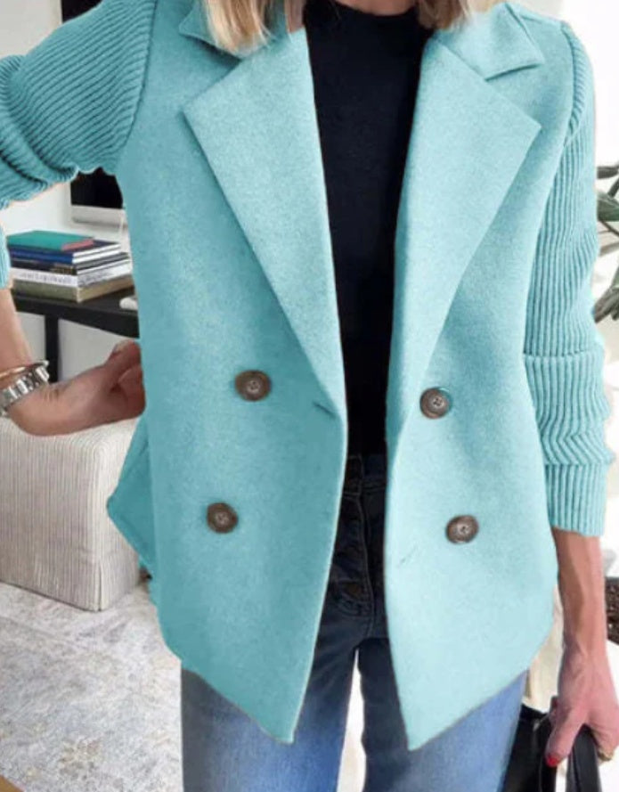 Veste Blazer en maille élégant sakizal